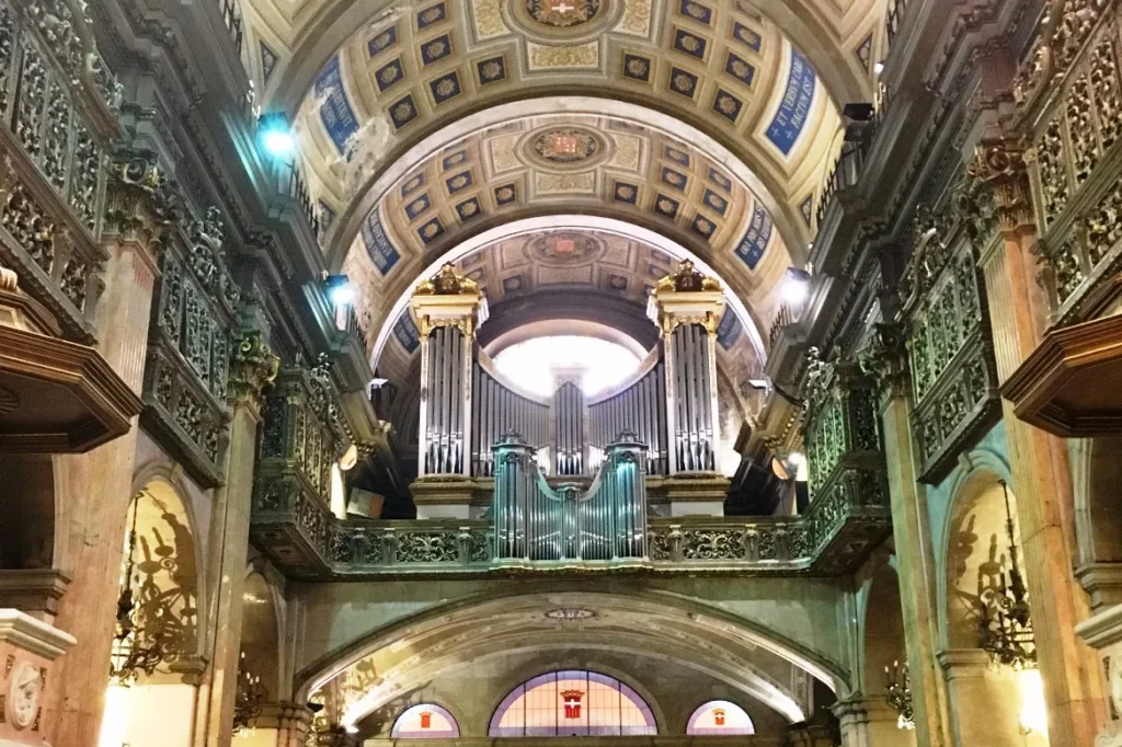 Inside the Basilica of La Mercè
