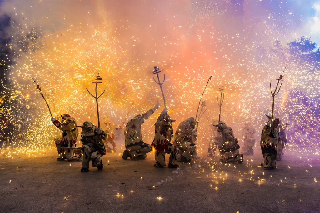 Correfoc during La Mercè