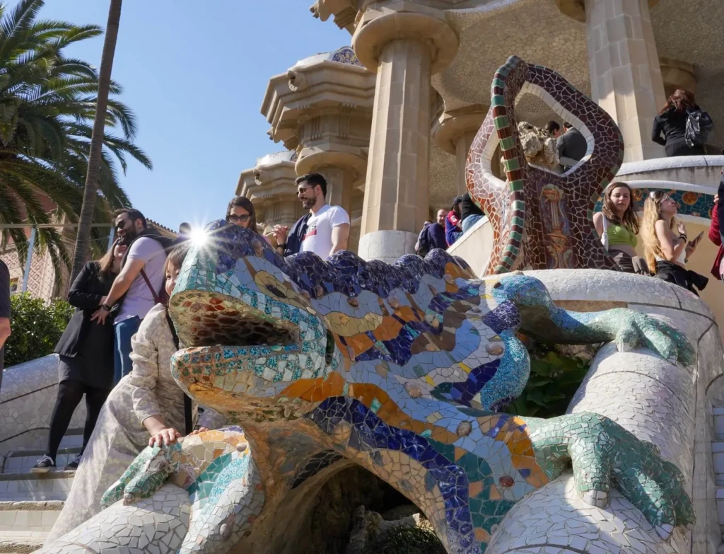 The Drac, Gaudí’s salamander at Park Güell